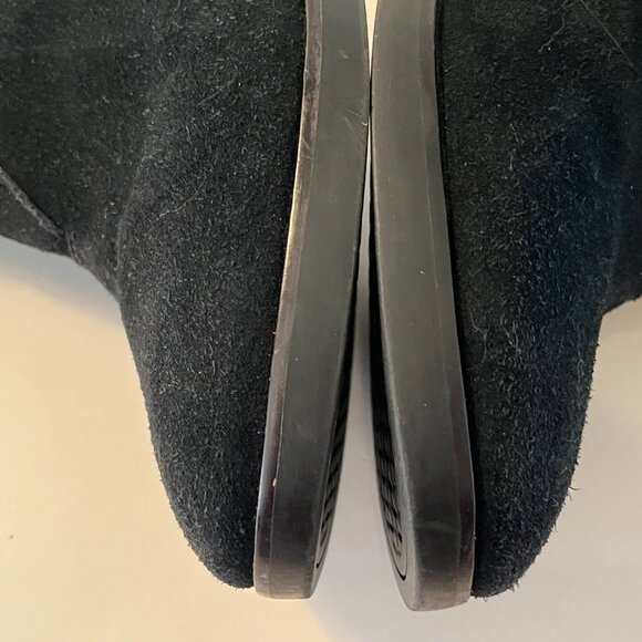 Cole Haan Harrington Grand Riding Side Zip Ankle Boots Black Suede Women's 9B - Picture 8 of 14